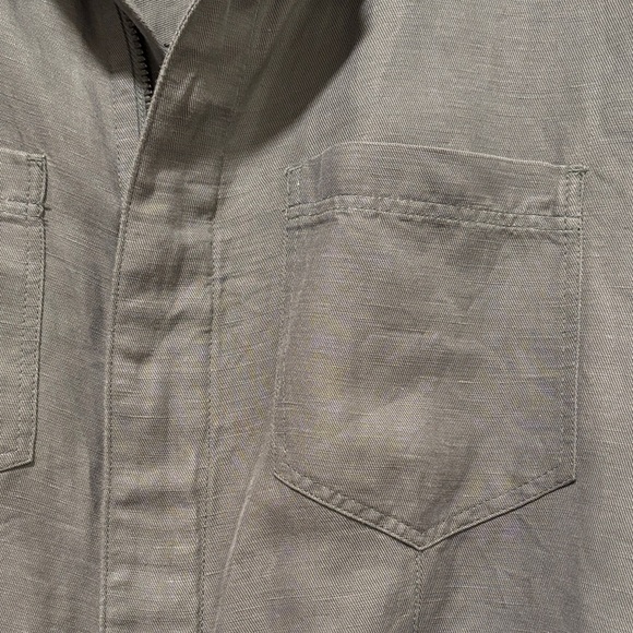 Gray Linen WomenJacket - Picture 2 of 5